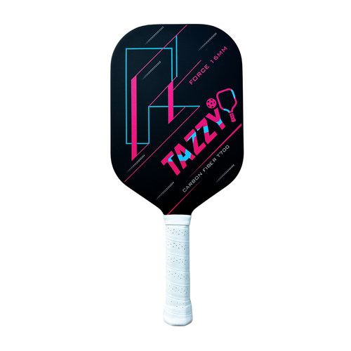Tazzy Force – T700 Carbon Fiber Pickleball Paddle 16mm | Frameless Thermoformed Build for Maximum Power