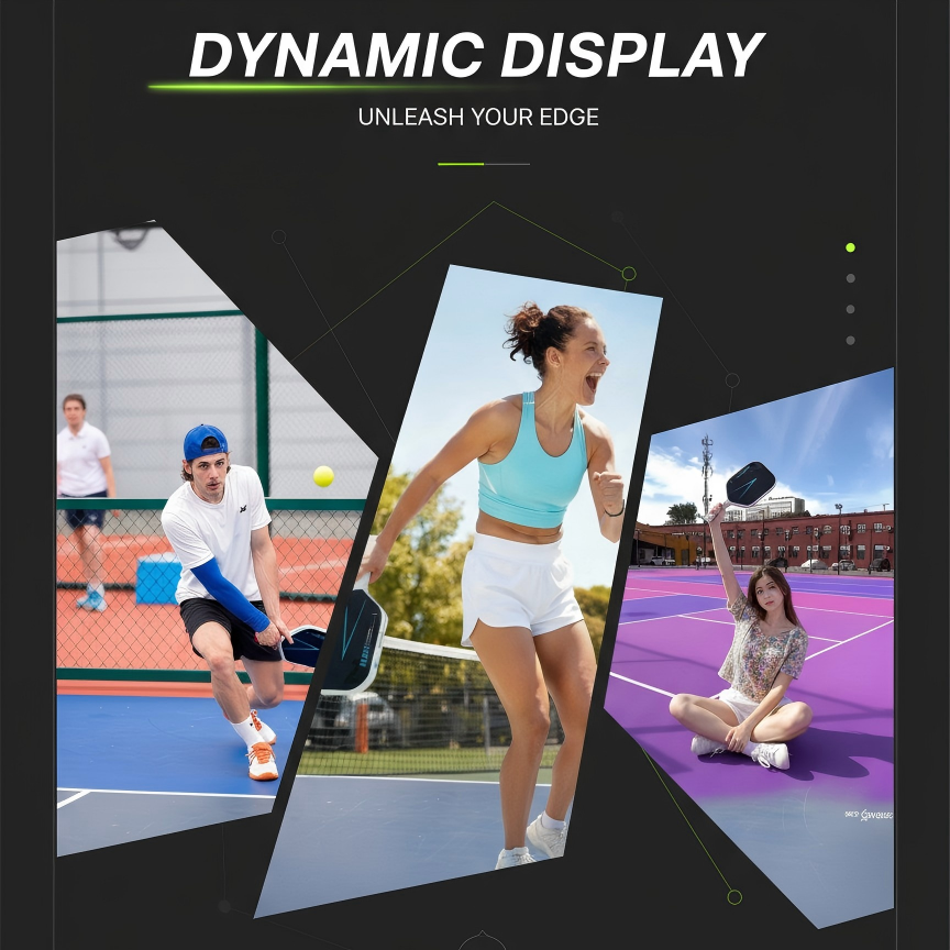 Tazzy Dagger – Carbon Fiber Pickleball Paddle 16mm | Thermoformed Build for Power & Precision